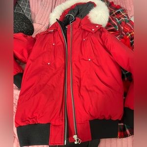Red Moose Knuckle Coat Sz XL